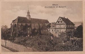 Minoritenkirche mit Marienstift. Ansichtskarte in bräunlichem Lichtdruck. Ungelaufen.