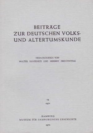 Bild des Verkufers fr Beitrge zur deutschen Volks- und Altertumskunde. Band 14. Mit 10 Tafeln. zum Verkauf von Antiquariat Heinz Tessin