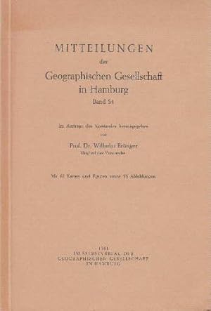 Image du vendeur pour Mitteilungen der Geographischen Gesellschaft in Hamburg, Band 54. Mit 60 Karten und Figuren sowie 55 Abbildungen. mis en vente par Antiquariat Heinz Tessin