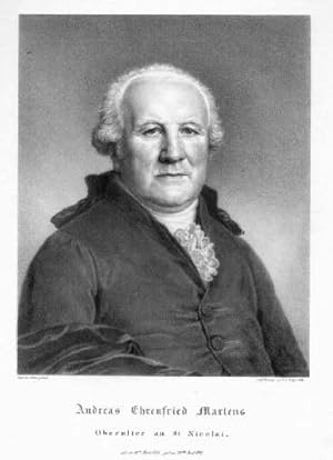 (10.04.1755 - 30.04.1828) Oberalter an St.Nicolai zu Hamburg, Präsident des Hamburger Gefängniswe...
