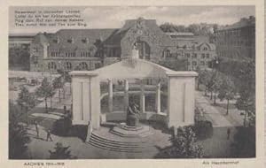 Bild des Verkufers fr 1914-1915, Am Hauptbahnhof. Ansichtskarte in Lichtdruck. Ungelaufen. zum Verkauf von Antiquariat Heinz Tessin