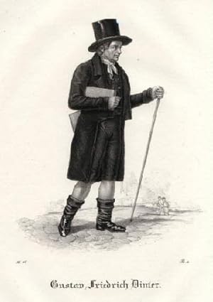 Bild des Verkufers fr (1760 -1831) Deutscher Pdagoge. Kreidelithographie aus Saxonia. zum Verkauf von Antiquariat Heinz Tessin