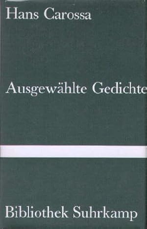 Imagen del vendedor de Ausgewhlte Gedichte. Auswahl und Nachwort von Emil Staiger. a la venta por Antiquariat Heinz Tessin