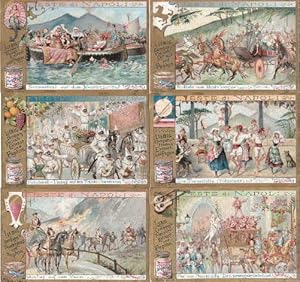 Image du vendeur pour Berhmte Regimenter. 6 Bilder in Chromolithographie mit bedruckter Rckseite. mis en vente par Antiquariat Heinz Tessin