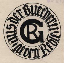 Seller image for Exlibris fr Georg Reble. Klischedruck von Georg Reble, Pforzheim. for sale by Antiquariat Heinz Tessin