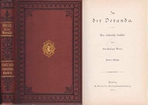 Bild des Verkufers fr In der Veranda. Eine dichterische Nachlese. Zweite Auflage. zum Verkauf von Antiquariat Heinz Tessin