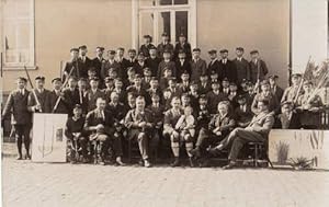 Landwirtschafts-Schule, Semester 1928/29. Ansichtskarte in Photodruck. Ungelaufen.