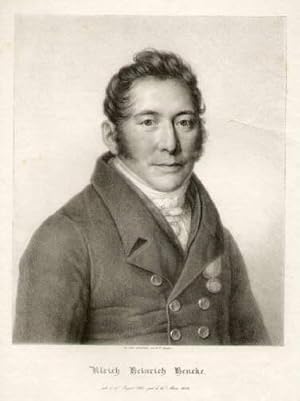 (14.08.1782 - 30.03.1826) Kaufmann in Hamburg. Lithographie von F.C.Gröger - Hamb. Privil. Steindr.