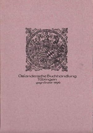 Tübingen, gegründet 1596. Mit vielen Abbildungen.