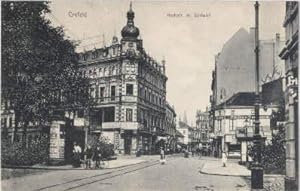 Bild des Verkufers fr Hochstr. m. Sdwall. Ansichtskarte in Lichtdruck. Abgestempelt Crefeld 05.09.1913. zum Verkauf von Antiquariat Heinz Tessin