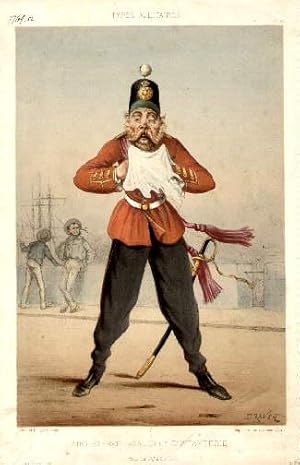 1863. Offr D`Infanterie. Kolorierte Lithographie von Draner.