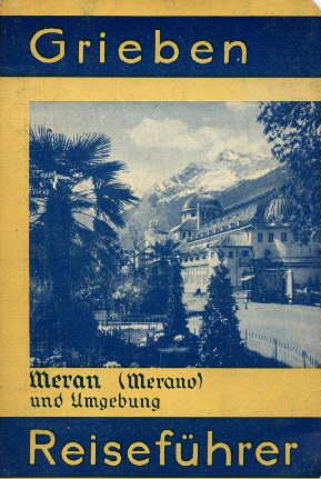 Imagen del vendedor de Meran (Merano) und Umgebung. 12. Auflage. Mit 4 Karten und 7 Abbildungen. a la venta por Antiquariat Heinz Tessin