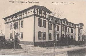 Seller image for Truppenbungsplatz Warthelager. Kaserne des Wachkommandos. Ansichtskarte in Lichtdruck. Ungelaufen. for sale by Antiquariat Heinz Tessin