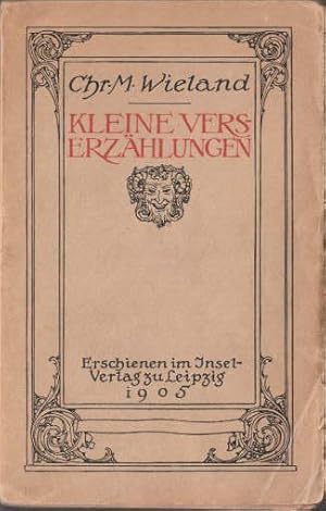 Seller image for Kleine Vers-Erzhlungen. Neue Taschenausgabe. Ausgewhlt, revidiert u. eingeleitet von Dr.Franz Deibel. for sale by Antiquariat Heinz Tessin