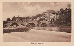 Imagen del vendedor de Allendorf (Werra). Ansichtskarte in brunlichem Lichtdruck. Ungelaufen. a la venta por Antiquariat Heinz Tessin