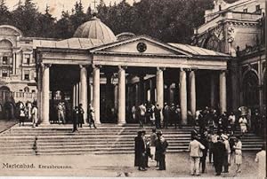 Image du vendeur pour Kreuzbrunnen. Ansichtskarte in Lichtdruck. Abgestempelt Marienbad 31.09.1939. mis en vente par Antiquariat Heinz Tessin