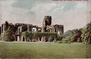 Seller image for Ruinen des Schlosses Lucknow. Ansichtskarte in farbigem Lichtdruck. Ungelaufen. for sale by Antiquariat Heinz Tessin