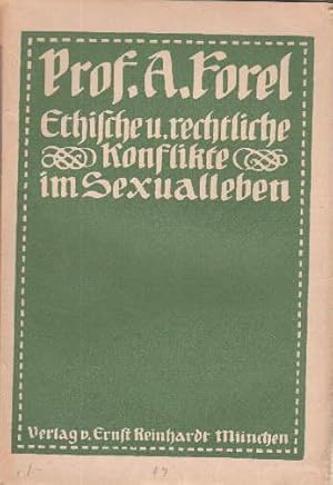 Imagen del vendedor de Ethische und rechtliche Konflikte im Sexualleben in und auerhalb der Ehe. a la venta por Antiquariat Heinz Tessin