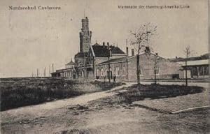 Bild des Verkufers fr Nordseebad Cuxhaven. Wartehalle der Hamburg-Amerika-Linie. Ansichtskarte in Lichtdruck. Abgestempelt Cuxhaven 21.07.1908. zum Verkauf von Antiquariat Heinz Tessin