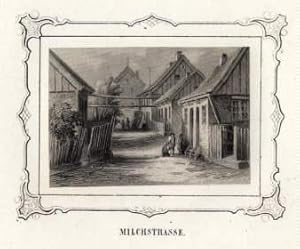 Bild des Verkufers fr Milchstrasse. Stahlstich mit ornamentaler Bordre (von James Gray), zum Verkauf von Antiquariat Heinz Tessin