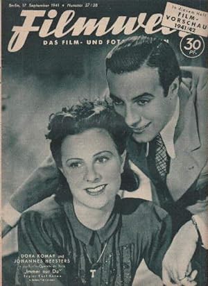 Das Film- und Foto-Magazin. Nummer 37/38. 17. September 1941. Mit sehr vielen Abbildungen.