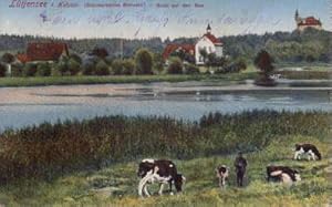 i.Holstein (Stormarnsche Schweiz). Blick auf den See. Farbige Ansichtskarte.