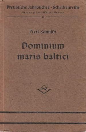 Bild des Verkufers fr Dominium maris baltici. zum Verkauf von Antiquariat Heinz Tessin