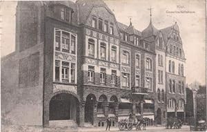 Gewerkschaftshaus. Ansichtskarte in Lichtdruck. Abgestempelt Kiel 01.08.1917.