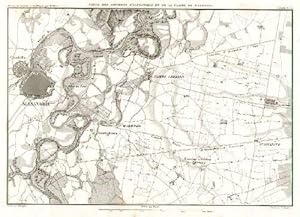 Carte des Environs s Alexandrie et de la Plaine Marengo. Stahlstichkarte von A.H.Dyonnet nach A.H...