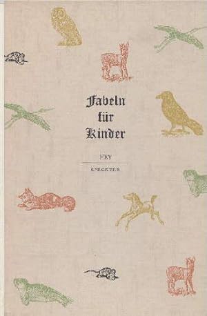 Image du vendeur pour Fabeln fr Kinder. Mit vielen Illustrationen nach Otto Speckter. mis en vente par Antiquariat Heinz Tessin