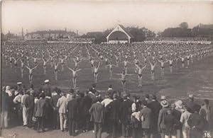 1. Deutsches Arbeiter-Turn- und Sportfest in Leipzig am 22.-25.Juli 1922. Photopostkarte. Ungelau...