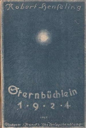 Seller image for Sternenbchlein 1924. Mit einer zweifarbigen Planetentafel und 44 Bildern. 7.-11. Tausend. for sale by Antiquariat Heinz Tessin