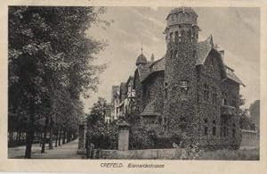 Seller image for Bismarckstrasse. Ansichtskarte in Lichtdruck. Abgestempelt Crefeld 02.04.1914. for sale by Antiquariat Heinz Tessin