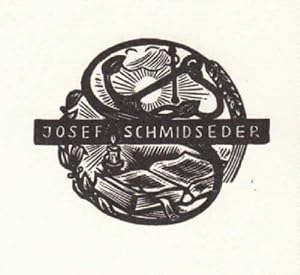 Seller image for Exlibris fr Josef Schmidseder. Holzschnitt von Ernst Grnewald. for sale by Antiquariat Heinz Tessin