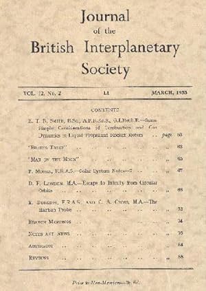 of the British Interplanetary Society. Vol 12, No. 2.