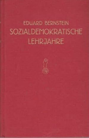 Imagen del vendedor de Sozialdemokratische Lehrjahre. Mit einem Holzschnitt-Portrt. a la venta por Antiquariat Heinz Tessin