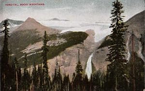 Rocky Mountains. Ansichtskarte in farbigem Lichtdruck. Ungelaufen.