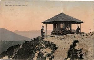 Gipfel 1723 m. Ansichtskarte in farbigem Lichtdruck. Abgestempelt Urfeld 19.05.1909.