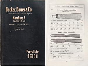 Hamburg 3, Thielbeck 8 und 9. Preis-Liste 1911. Mit einigen Abbildungen.