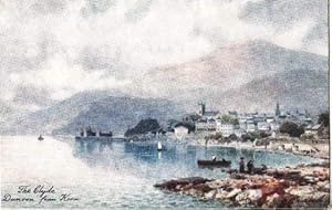 Imagen del vendedor de The Pier. Dunoon from Kirn. Farbige Ansichtskarte nach einem Aquarell von H.B.Wimbush. Ungelaufen. a la venta por Antiquariat Heinz Tessin