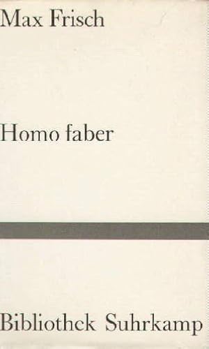 Seller image for Homo Faber. Ein Bericht. 226.-245.Tausend. for sale by Antiquariat Heinz Tessin