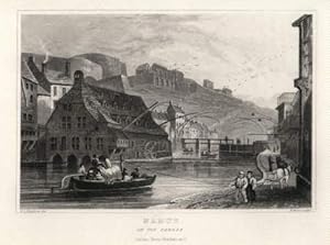 Bild des Verkufers fr Teilansicht mit Wassermhle. (Namur on the Sambre).Stahlstich von R.Brice nach G.S.Shepherd. zum Verkauf von Antiquariat Heinz Tessin