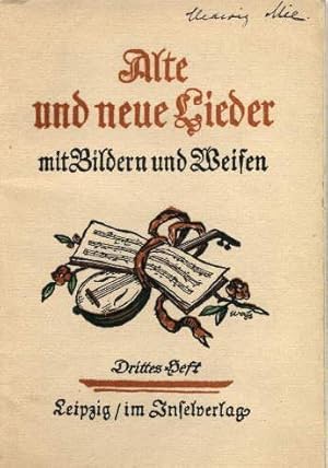 Bild des Verkufers fr mit Bildern und Weisen. - 3. Heft. 16.-50.Tausend. Mit Bildern von Leopold von Kalckreuth. zum Verkauf von Antiquariat Heinz Tessin