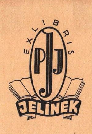 Bild des Verkufers fr Exlibris fr P.J.Jelinek. Klischedruck von Jaro Beran. zum Verkauf von Antiquariat Heinz Tessin