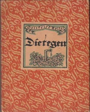 Bild des Verkufers fr Dietegen. Mit Textillustrationen von Fritz Buchholz. zum Verkauf von Antiquariat Heinz Tessin