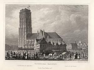 Image du vendeur pour Dom (Cathedral. Malines). Stahlstich von Shury & Son. mis en vente par Antiquariat Heinz Tessin