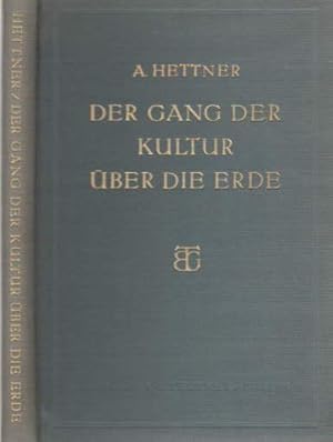 Imagen del vendedor de Der Gang der Kultur ber die Erde. Zweite umgearbeitete und erweiterte Auflage. a la venta por Antiquariat Heinz Tessin