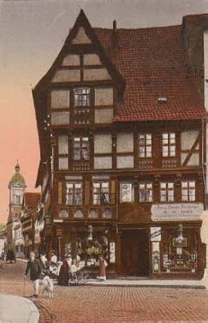 Bild des Verkufers fr Quentin`s Ecke. Ansichtskarte in farbigem Lichtdruck. Abgestempelt Gttingen 12.06.1926. zum Verkauf von Antiquariat Heinz Tessin