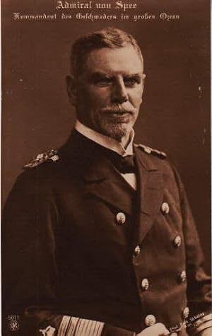 Admiral von Speer. Kommandant des Geschwaders im großen Ozean.