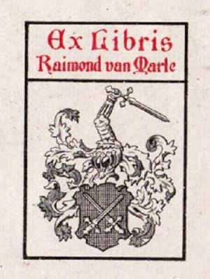 Exlibris für Rimond van Qarle. Klischéedruck von Eduard Lorenz-Meyer.